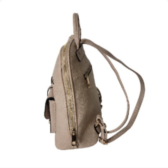 Beige large backpack main image 8